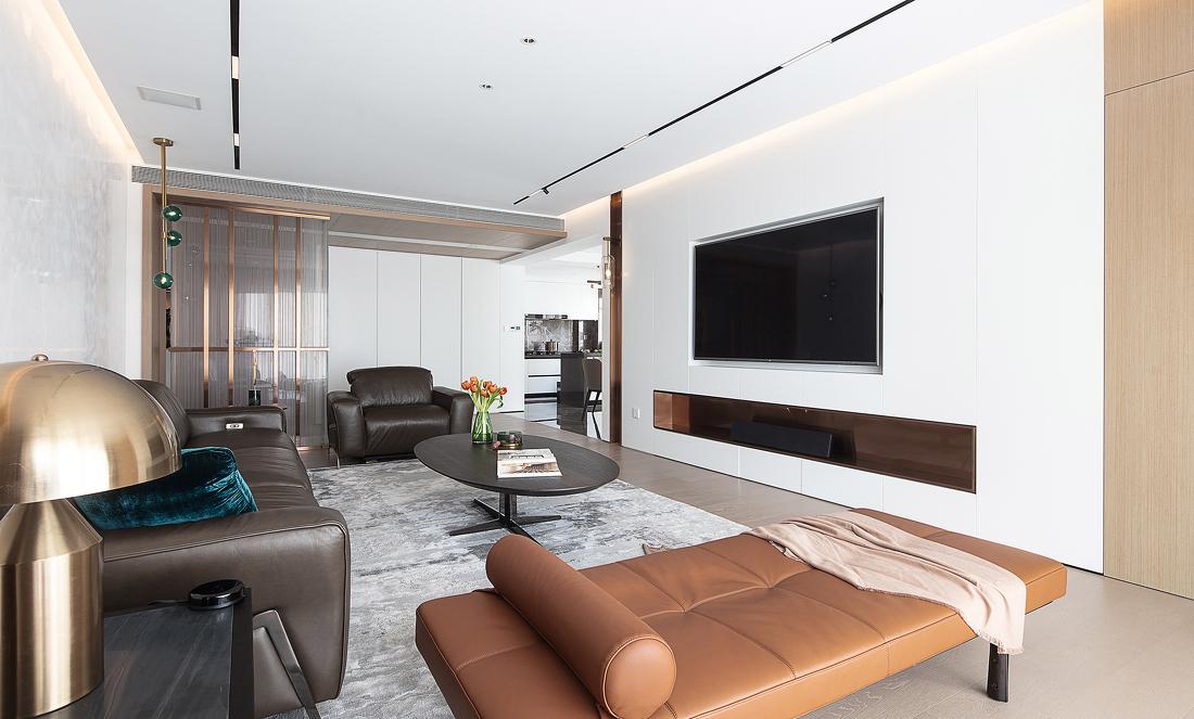 
原木与留白--现代轻奢舒适雅居 -4