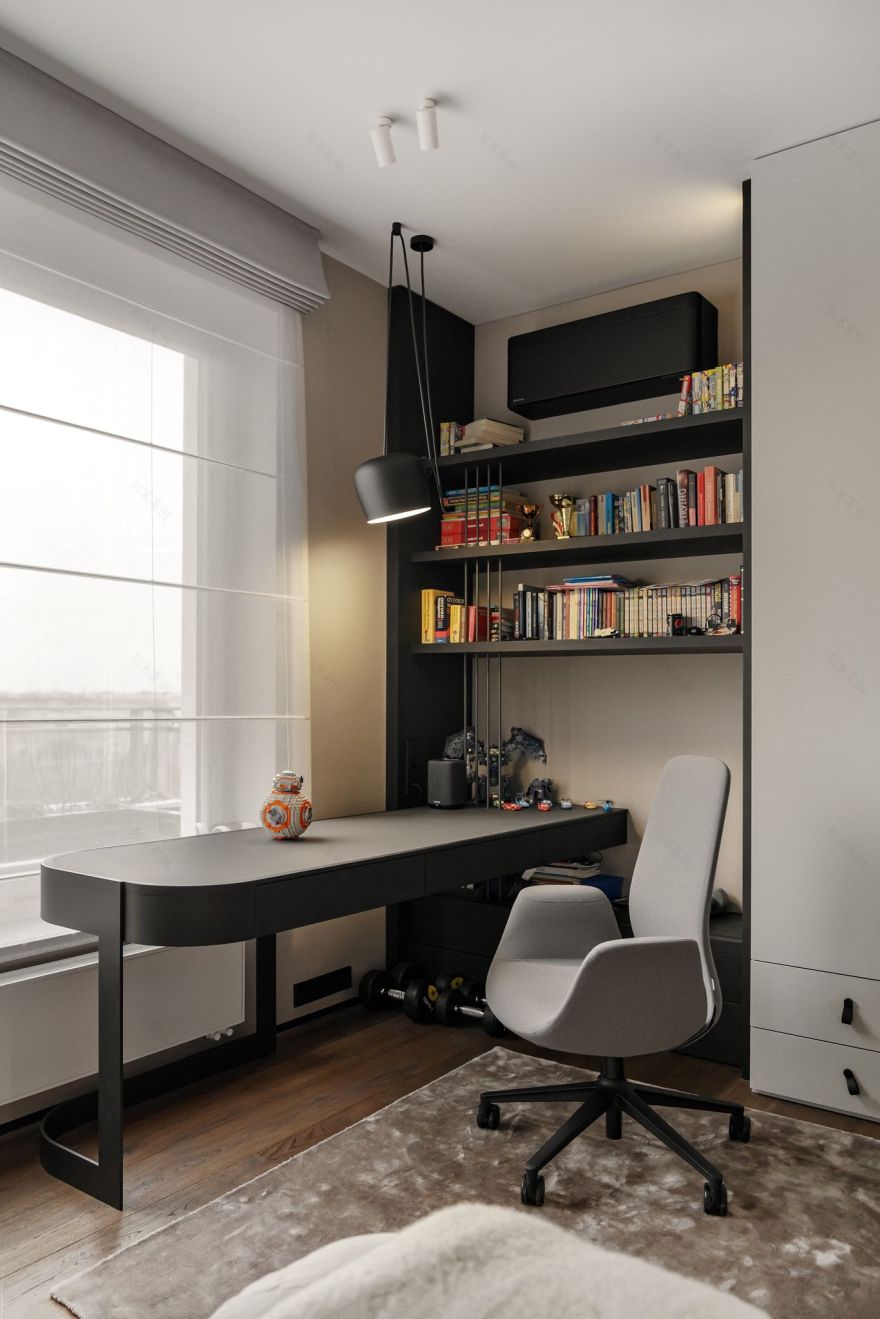 拥有华沙全景的现代经典公寓丨波兰华沙丨Katarzyna Kraszewska室内建筑工作室-55