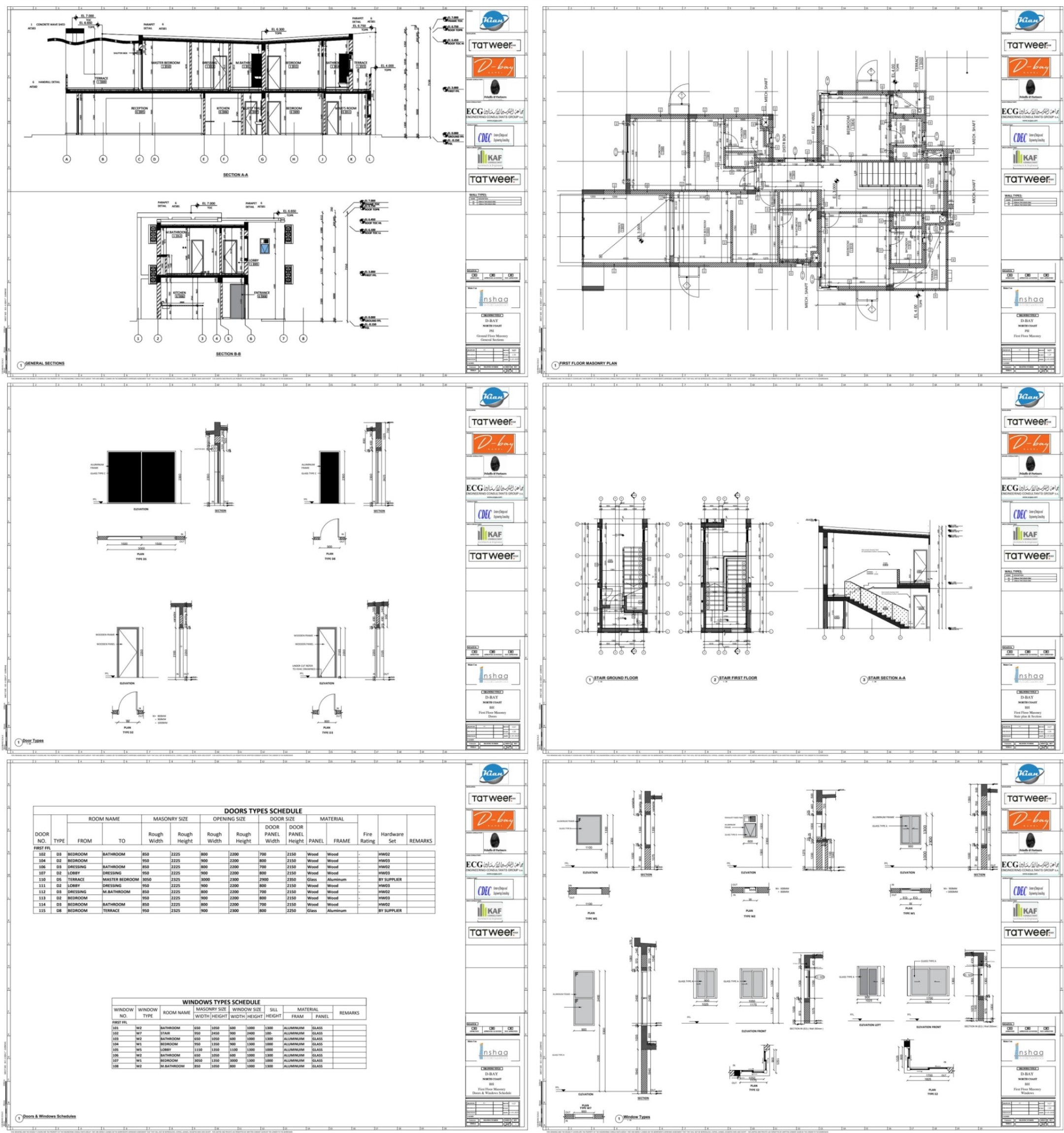 D  Bay北海岸一楼砌体淋浴间建筑施工图项目-8