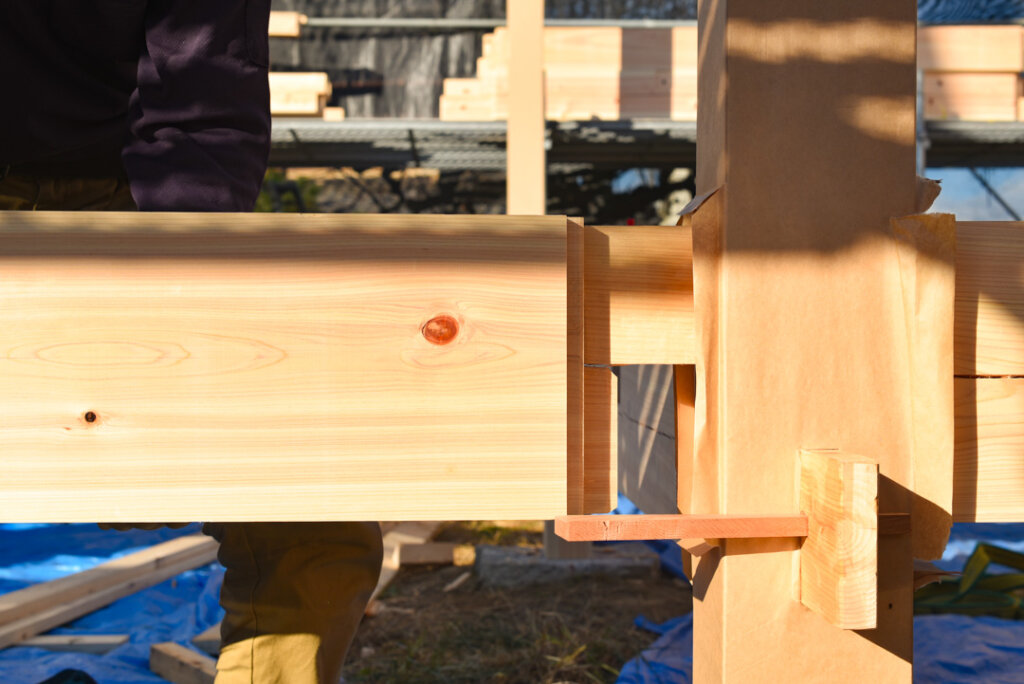 根の上の石場建て８　建前丨水野设计室-57