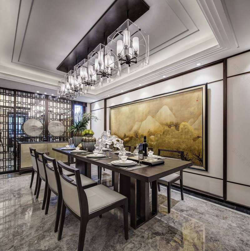 郑州雅居乐御宾府 | 新中式风格演绎东方意蕴空间-6