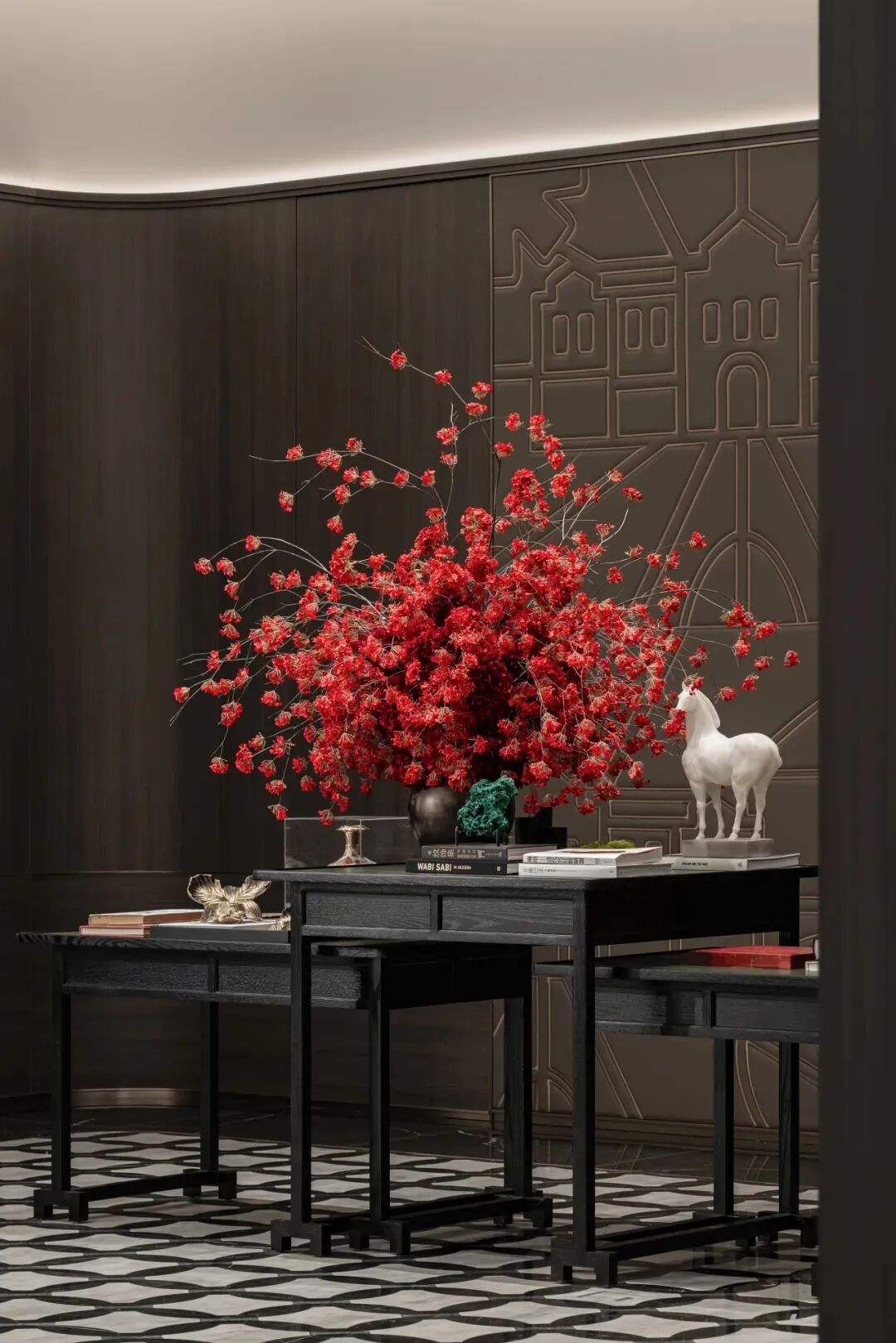 首发  800㎡海派风格浪漫主义销售中心丨共向设计-7