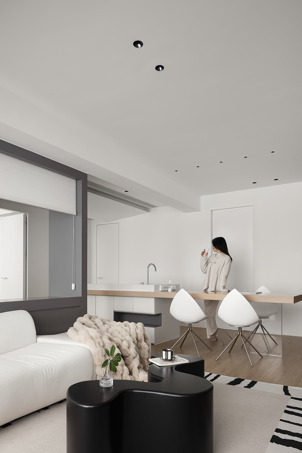 极简纯粹的合肥置地栢悦湾私宅设计丨中国合肥丨习本设计-28