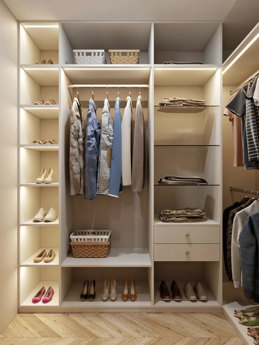 莫斯科现代轻奢高级质感的居住空间-40