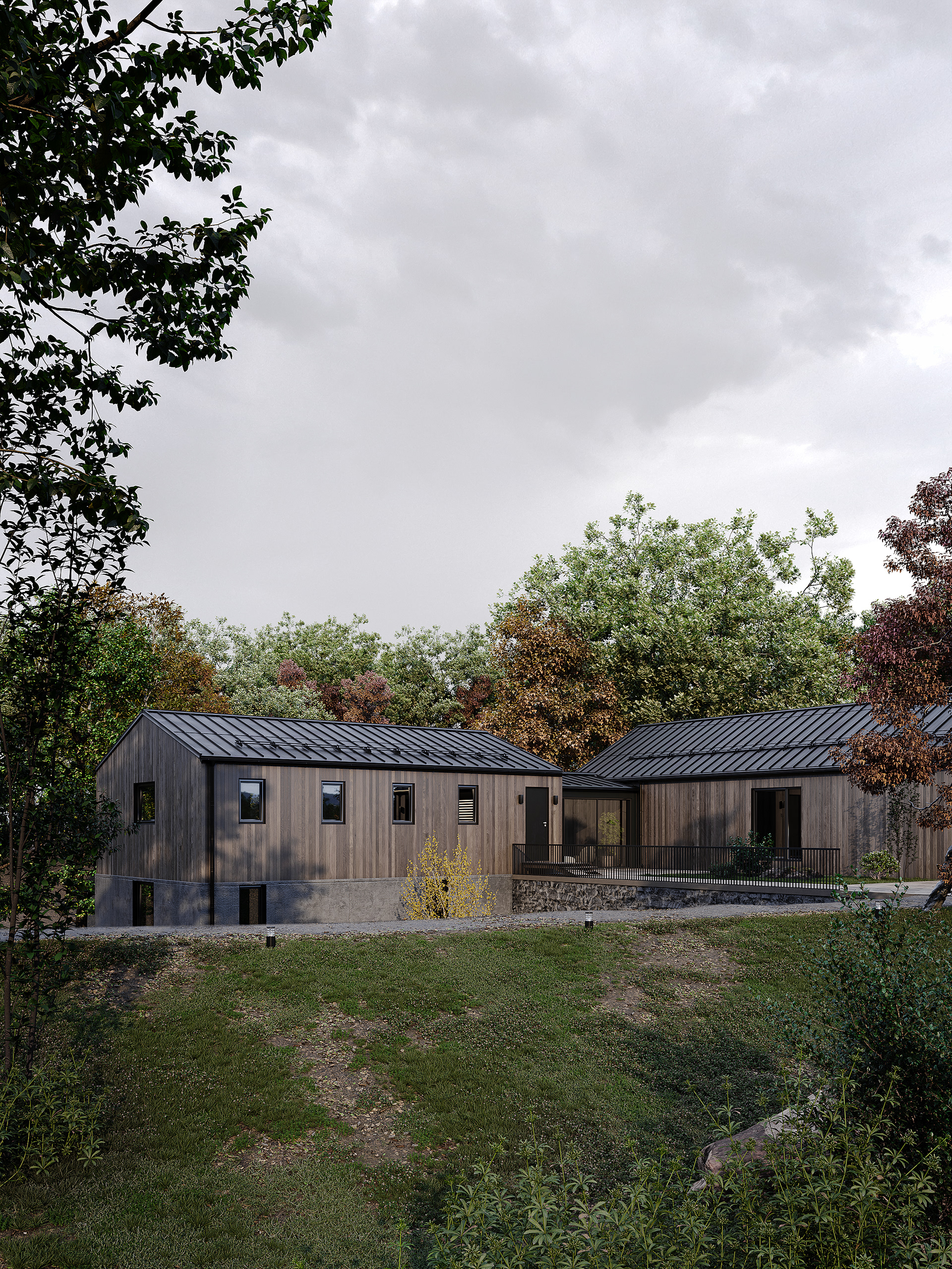 住宅用地；土地上的房屋（注：Land House表意不太清晰，Land可理解为土地，House是房屋，结合常见语境推测可能是住宅用地，也可能是指土地之上的房屋，这里按照最常见的房地产领域相关概念优先翻译为住宅用地 ） 丨Edit Poly-7