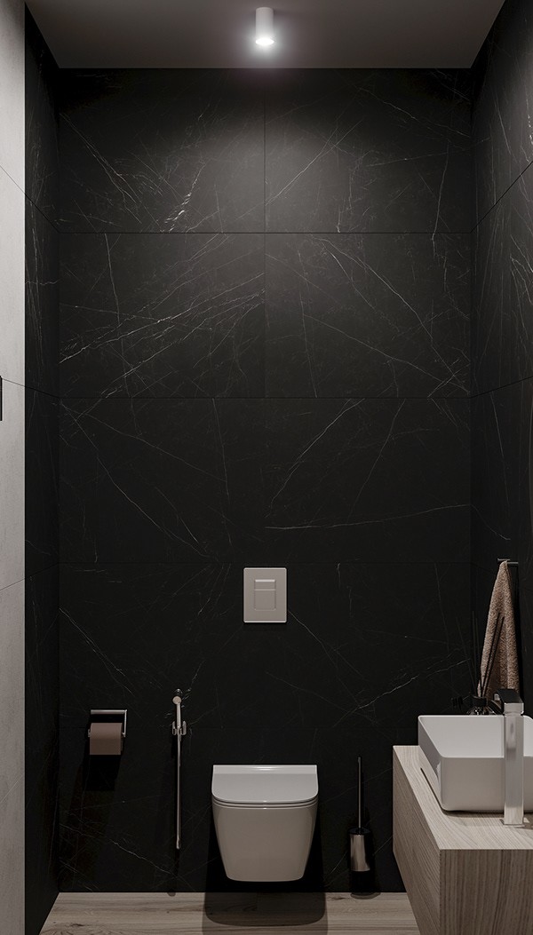 高级灰色系别墅设计 简约自然 超有格调！-30