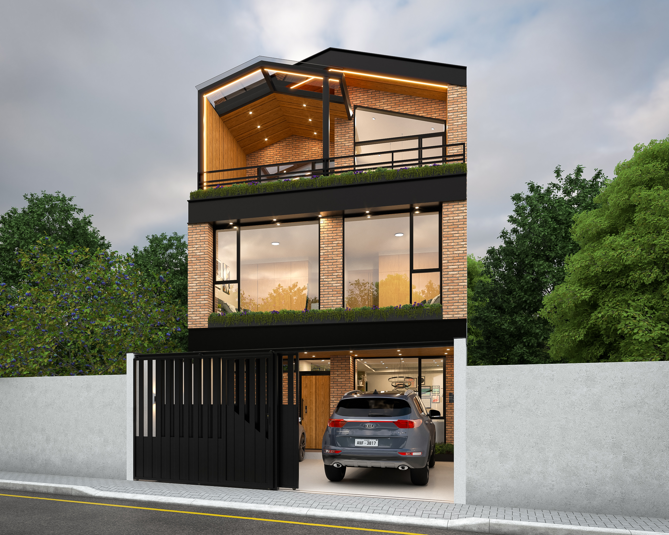 A·F·住宅

注：VIVIENDA常见意为住宅、住房 ，A·F·可能是特定的名称缩写，由于缺乏更多背景信息，暂按此处理 丨厄瓜多尔丨Paredes Arquitectura-3