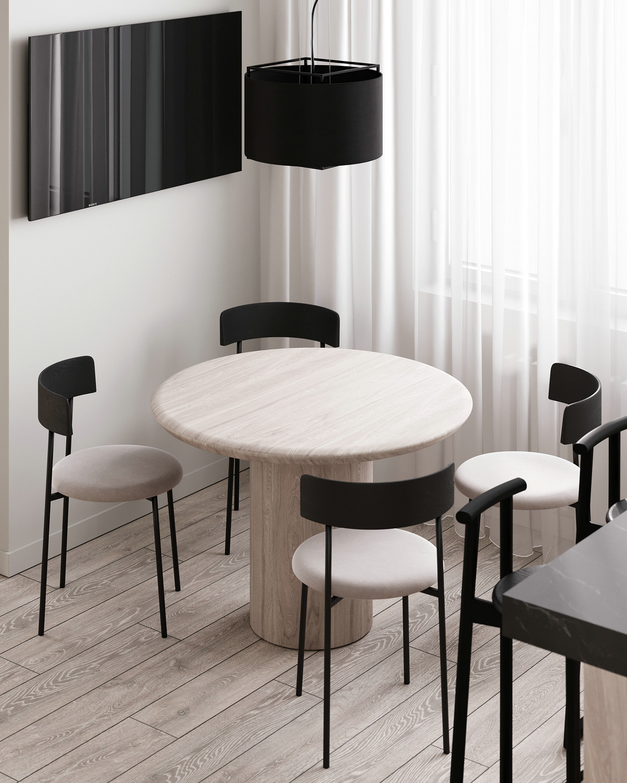 70㎡浅色系公寓设计-7