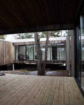 Square House with a Void  Reiulf Ramstad Arkitekter