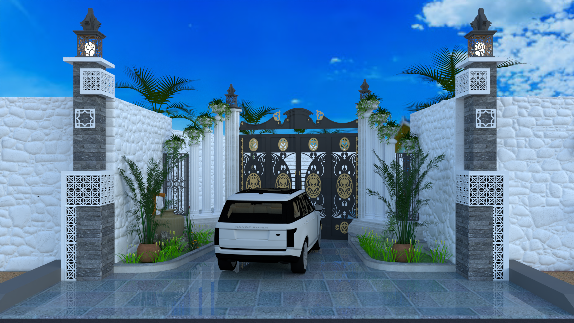 Boundary Wall & Main Gate-3