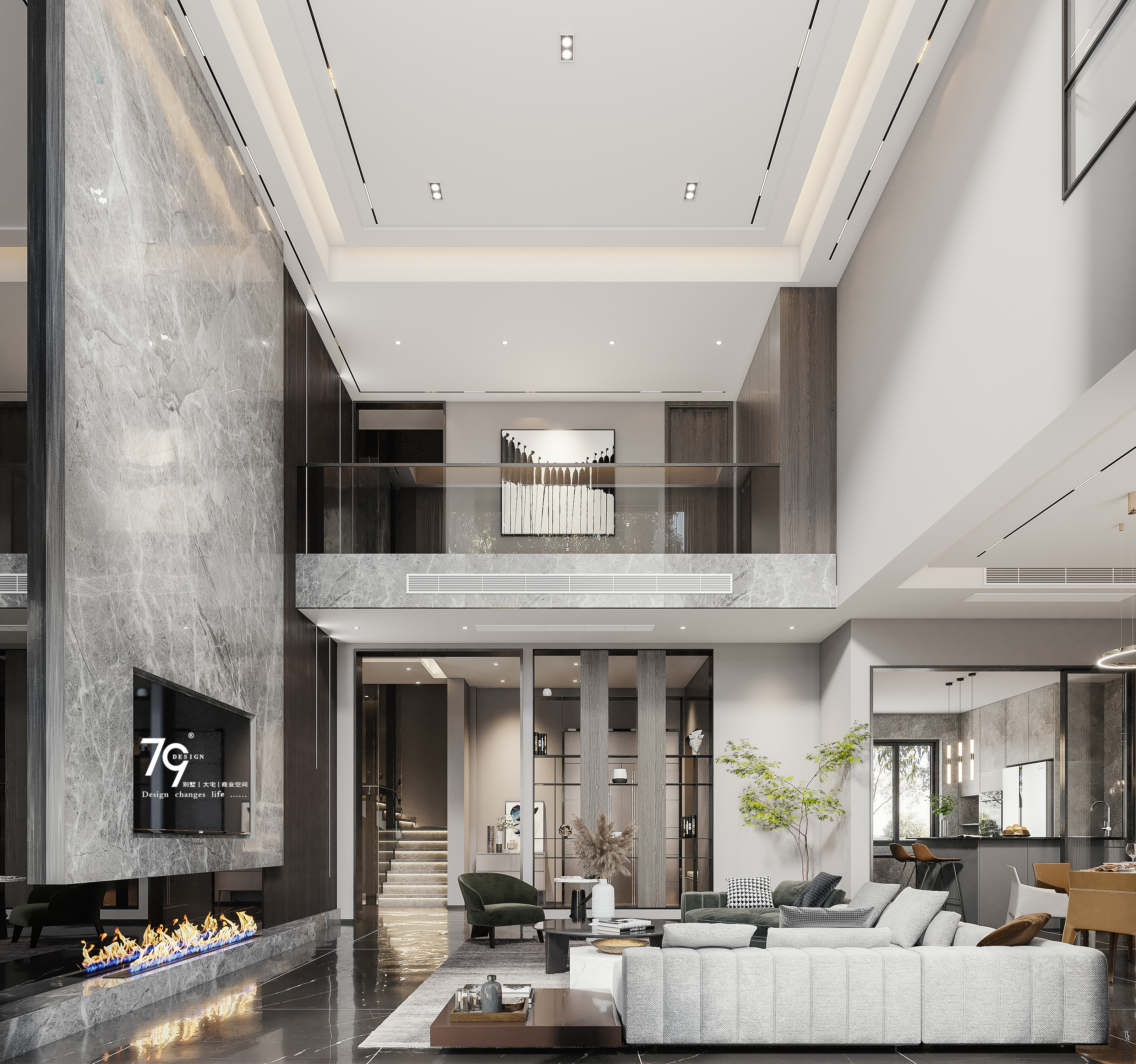 现代复试别墅-1