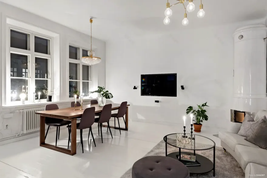 冷暖相间,极简温馨的 1885 年瑞典 Gothenburg 老建筑 Duplex-5