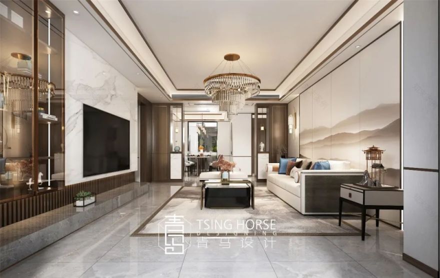 中建昆明澜庭·联排下叠 280㎡ 新中式 安然栖心 /李峻-60