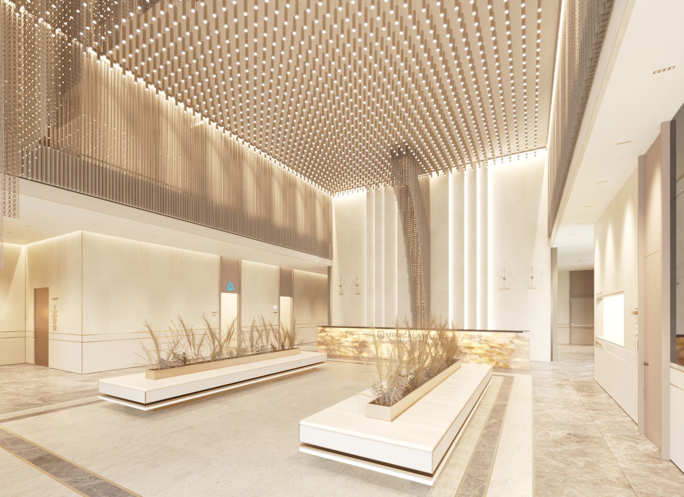 医疗购物中心 中庭丨MOV Architecture-3