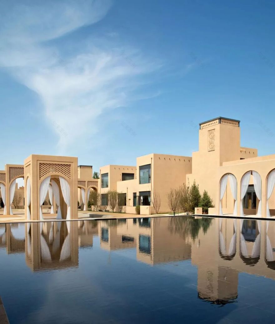 敦煌敢曼万达文华酒店丨中国酒泉丨方案设计为万达酒店设计研究院,施工图为腾远设计-10