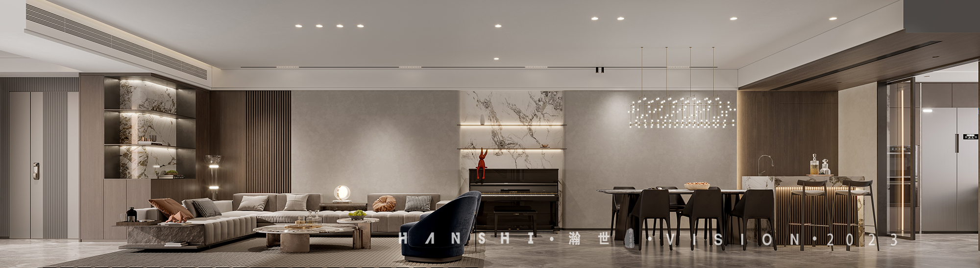 现代轻奢丨瀚世表现-3