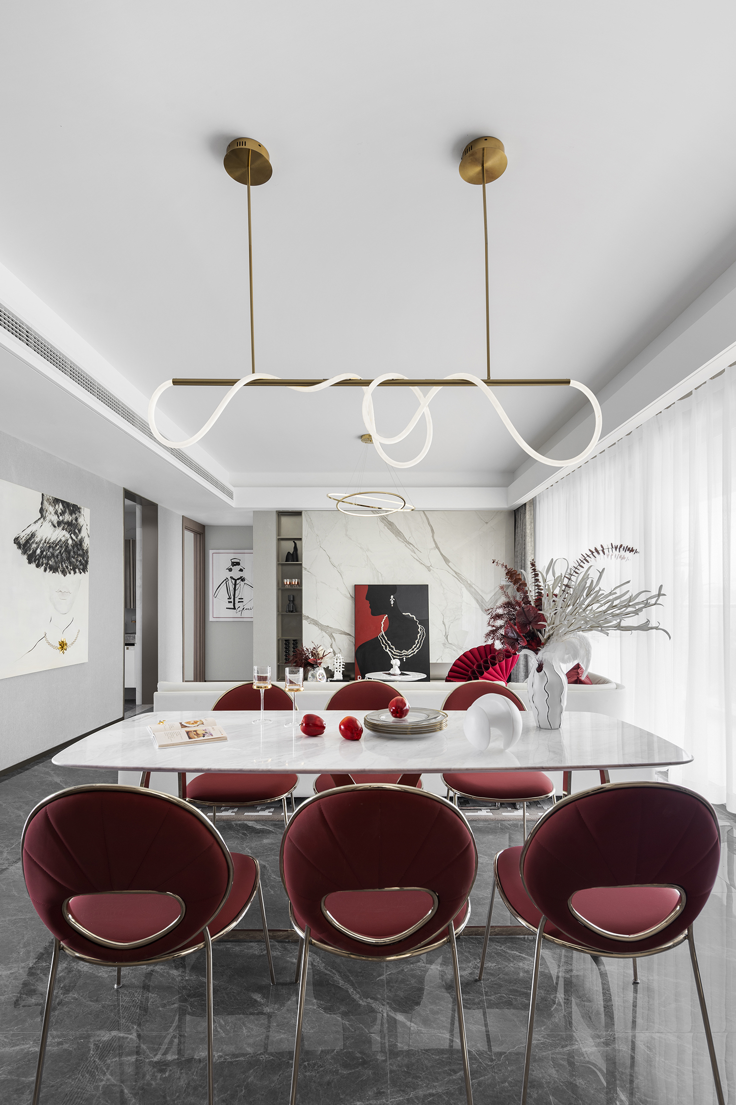 成都大发御璟云玺样板间丨中国成都丨飞视设计-9