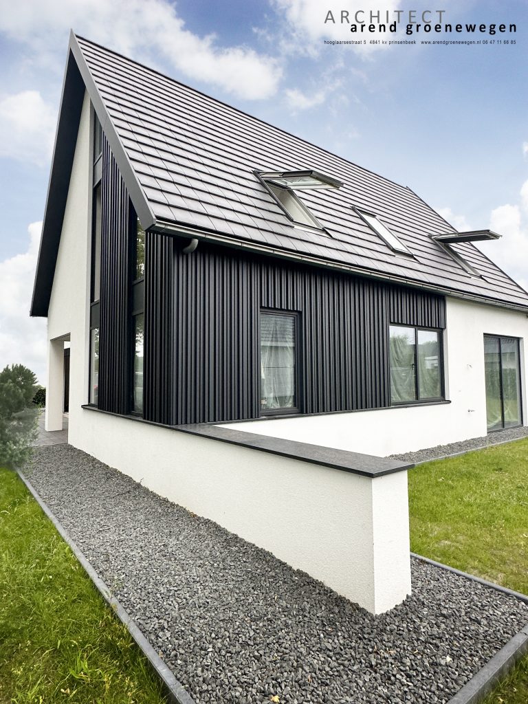 Moderne woning - stucwerk en aluminium - Arend Groenewegen Architect BNA-2
