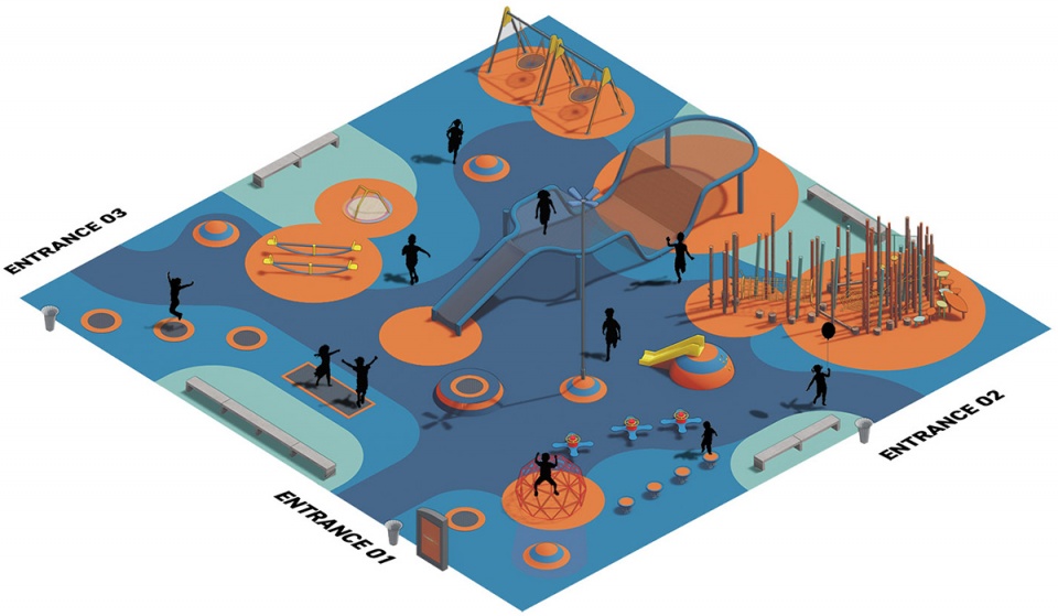 巴西 Barigui 游乐场丨Antonio Abrão Arquitetura-13