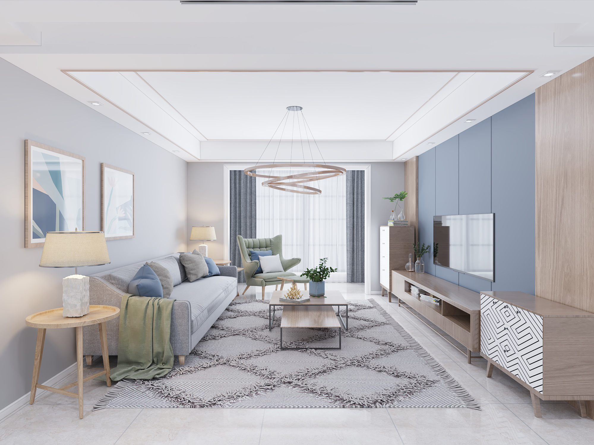 北欧风格公寓设计，简约而不简单-3