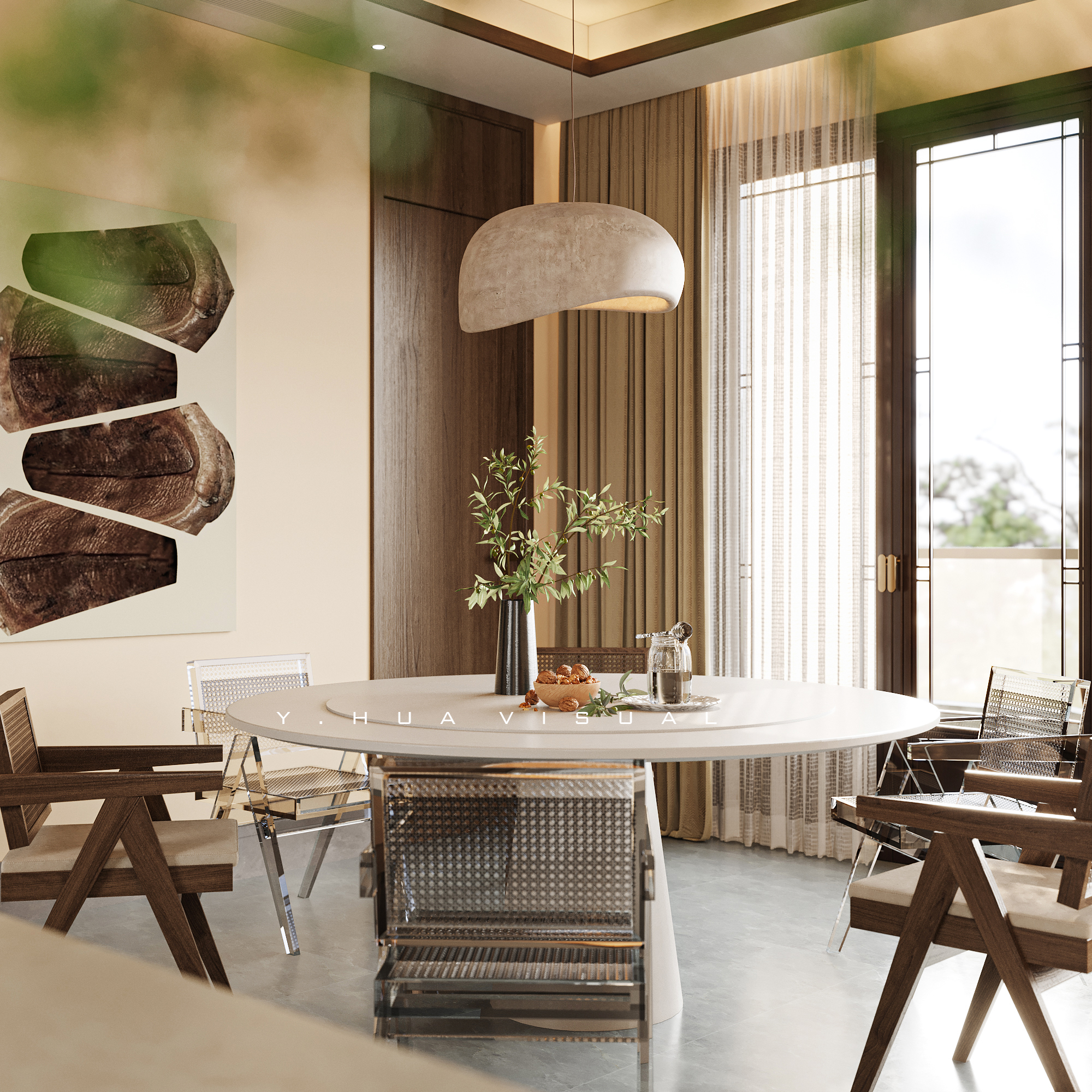 渲染作品分享｜诧寂风大别墅-11