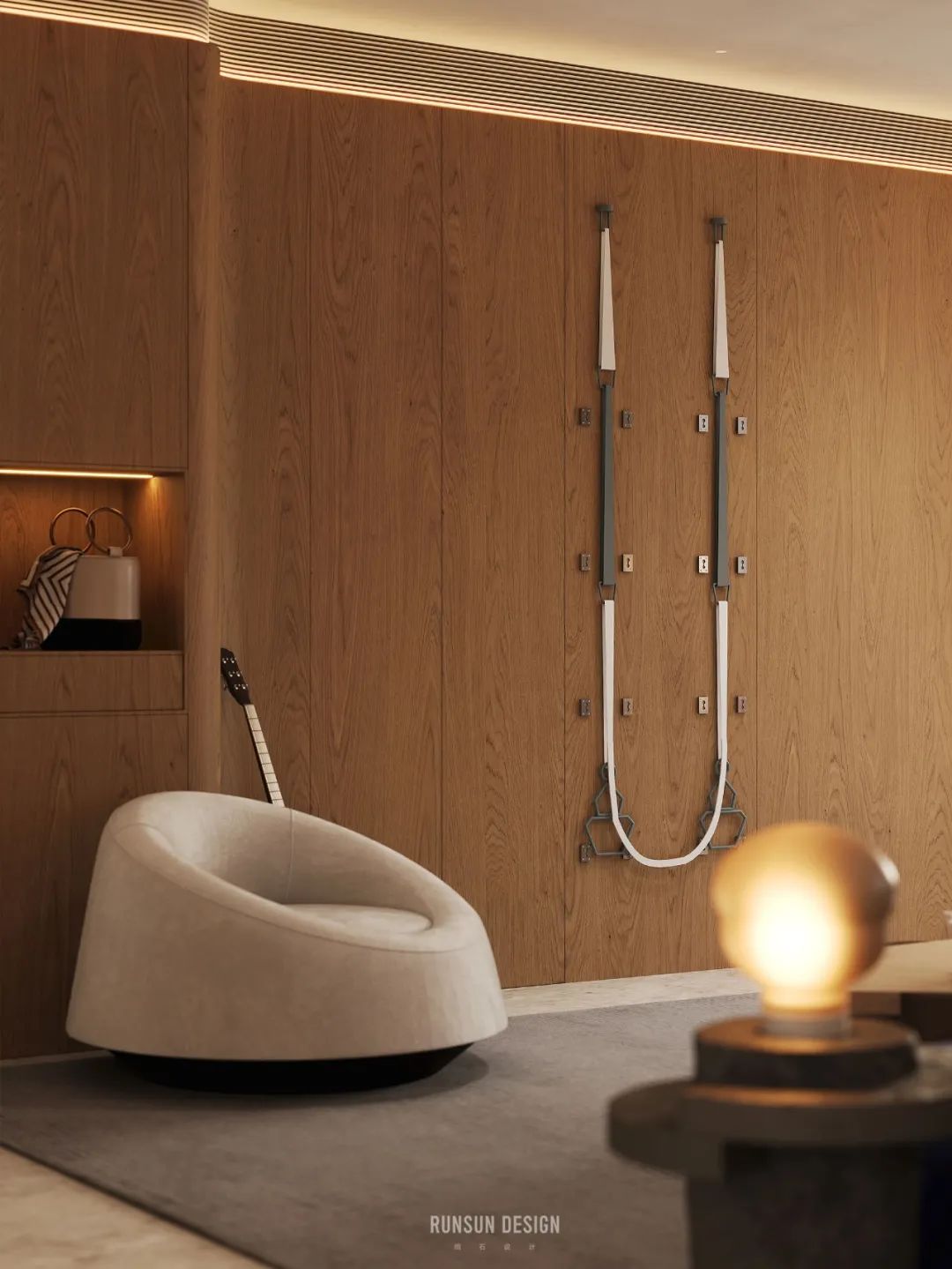 温瓯江峯汇私邸 · 现代与复古的完美融合丨中国温州丨朗石设计-14