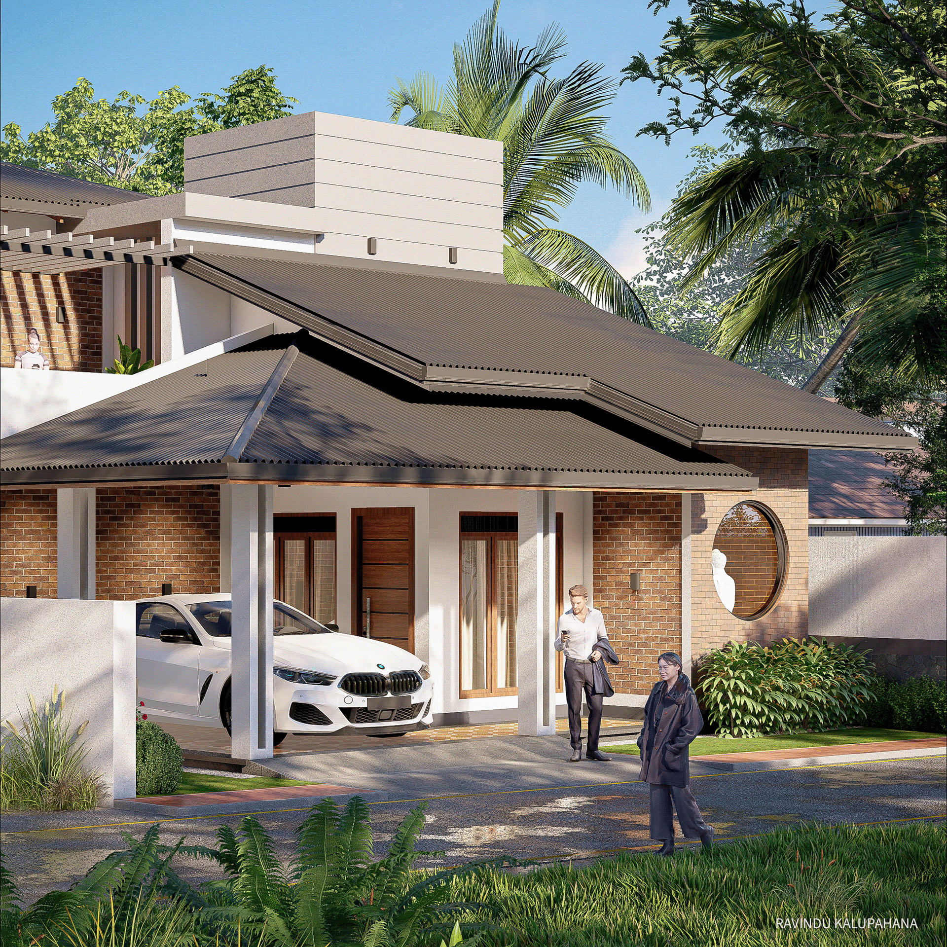 现代两层房屋-7