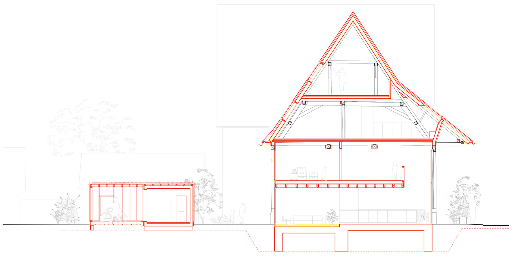 DOPPELSCHEUNE谷仓住宅丨德国丨KO,OK Architektur-67