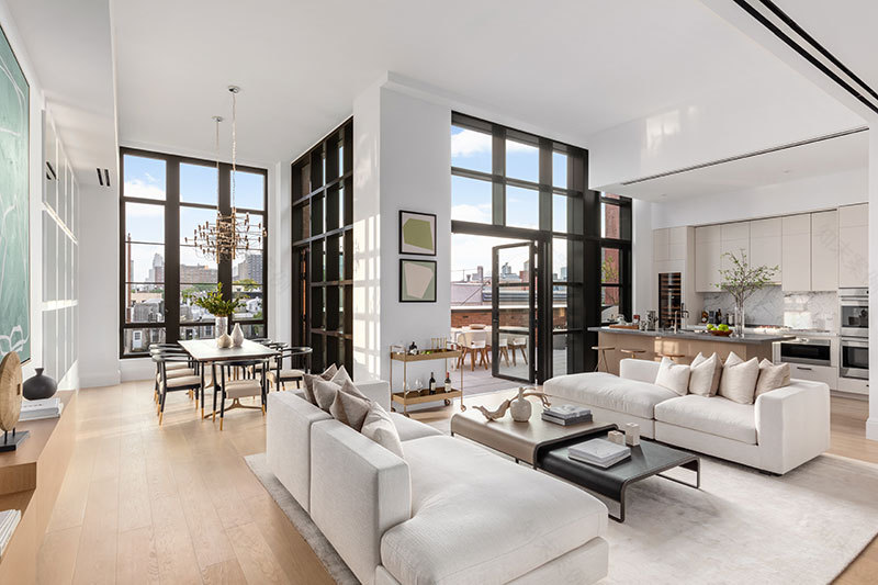 纽约东村豪华现代公寓,工业风设计典范-6