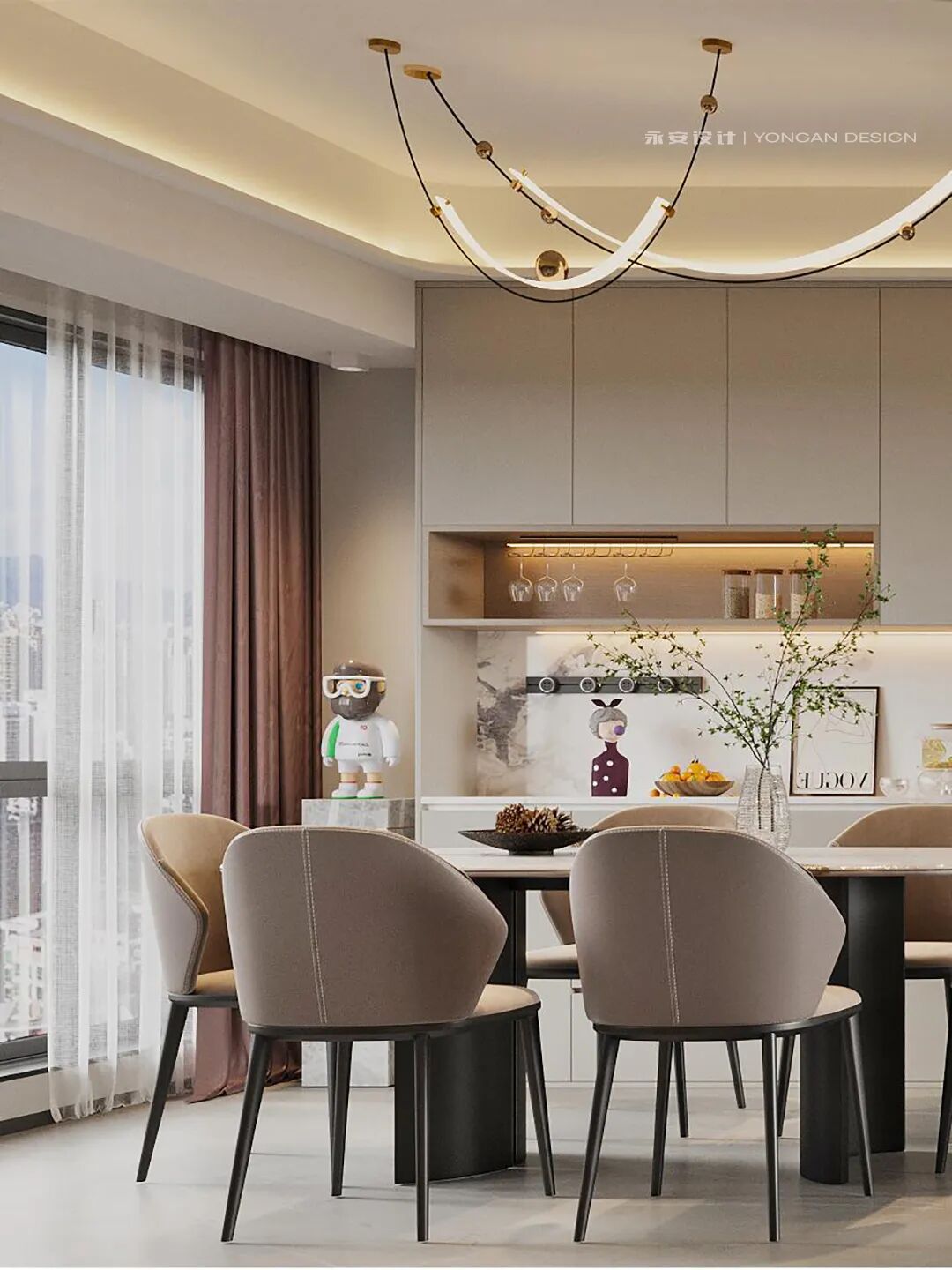 永安新作丨博林君瑞130㎡【典雅轻奢中的空间多重奏】-67