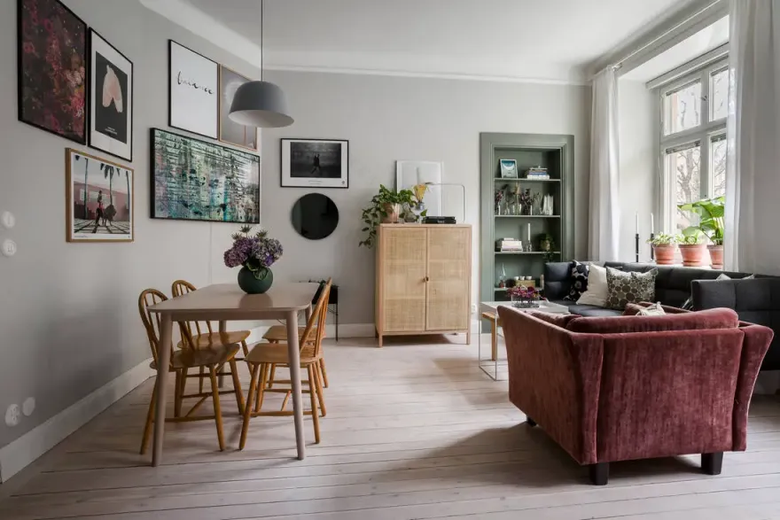 瑞典大型工作室的卧室玻璃隔墙设计-4