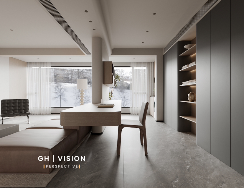 【GH｜VISION】意式/现代极简风格效果图最新出炉-6