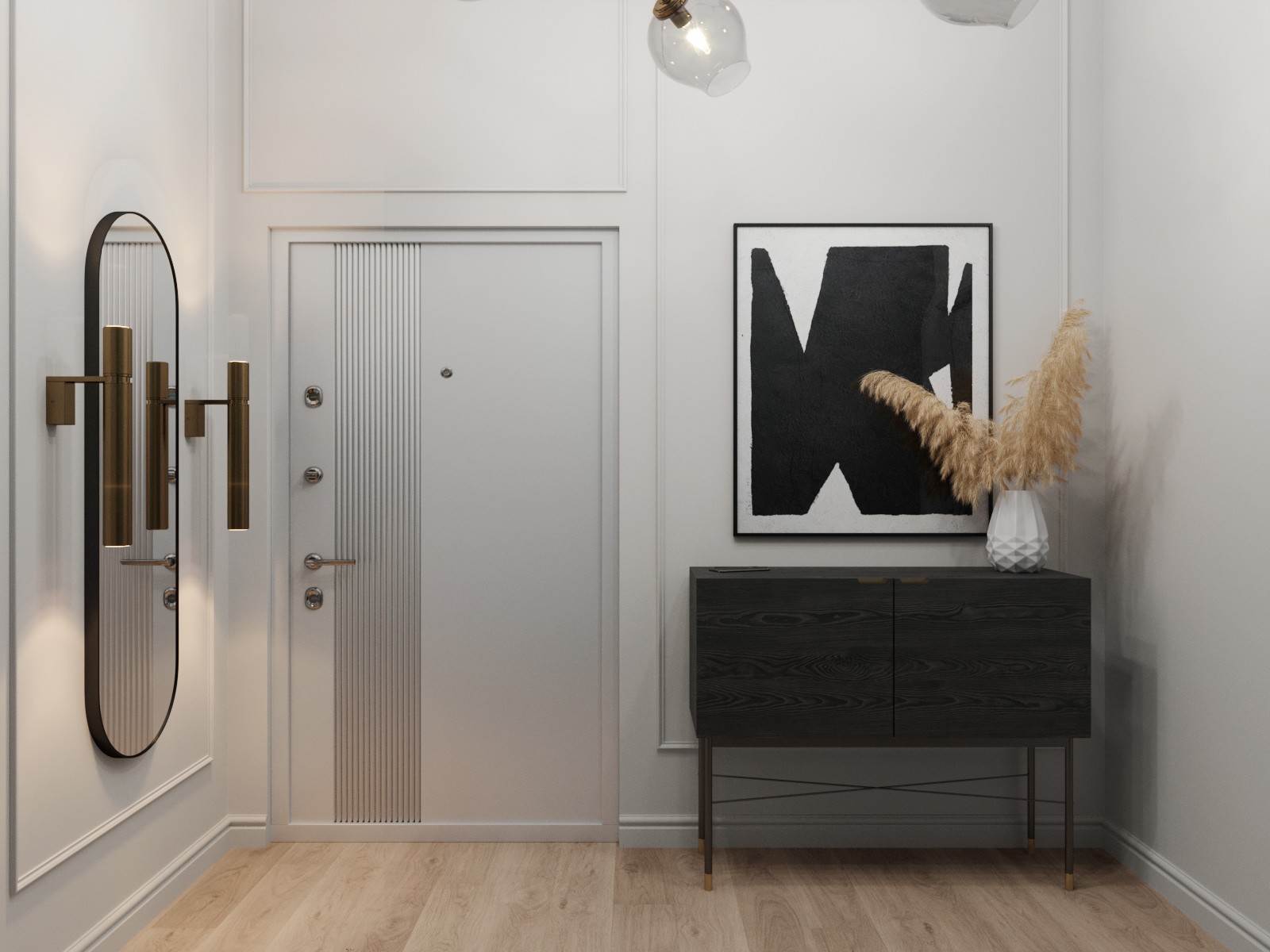 圣彼得堡 58 平米现代小公寓 | 精致简约的艺术空间-22