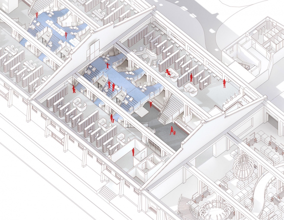时代文仓 | 旧仓库变身社区文化中心的设计亮点-53