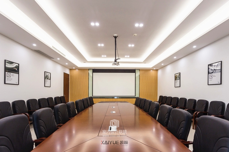 【凯悦装饰】盛美集团办公室装修设计完工实景图鉴赏-6