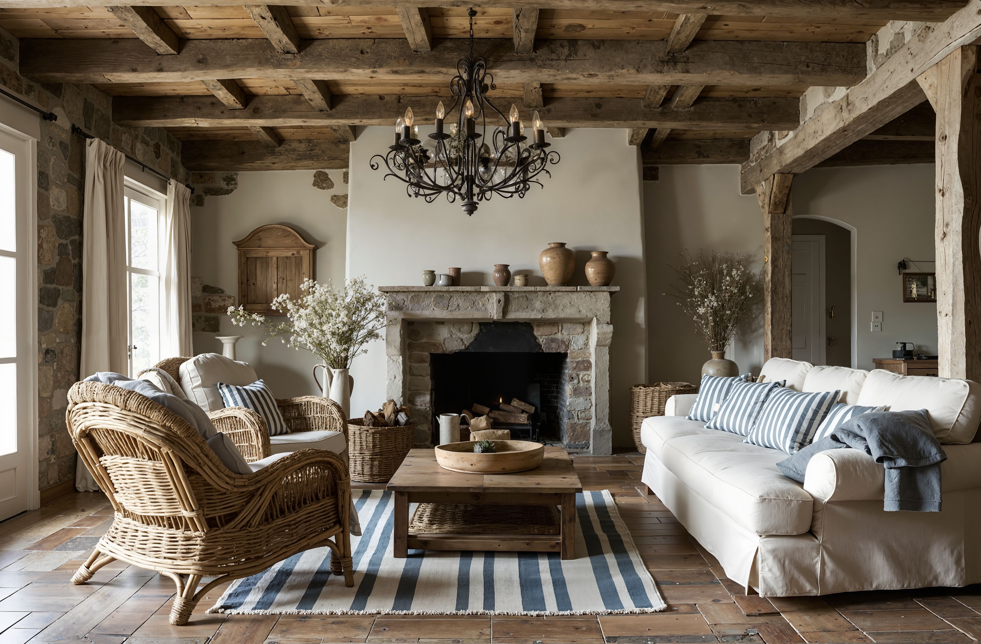 法式乡村客厅设计-28