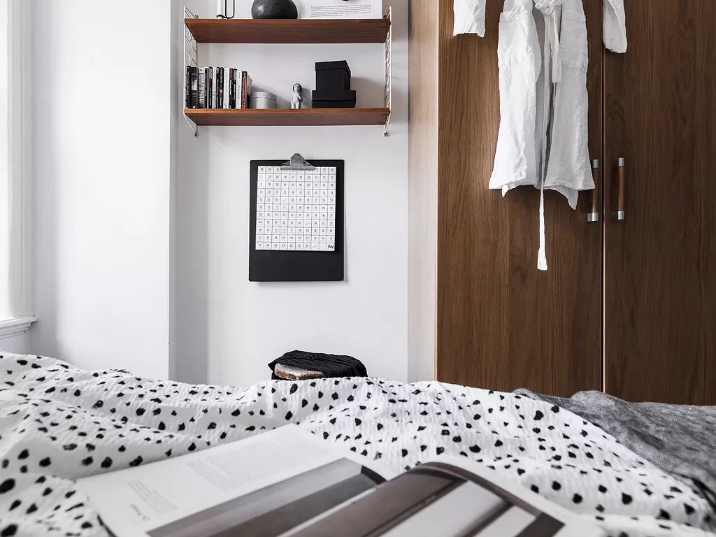 瑞典 39㎡高级公寓，黑白简约大气设计-29