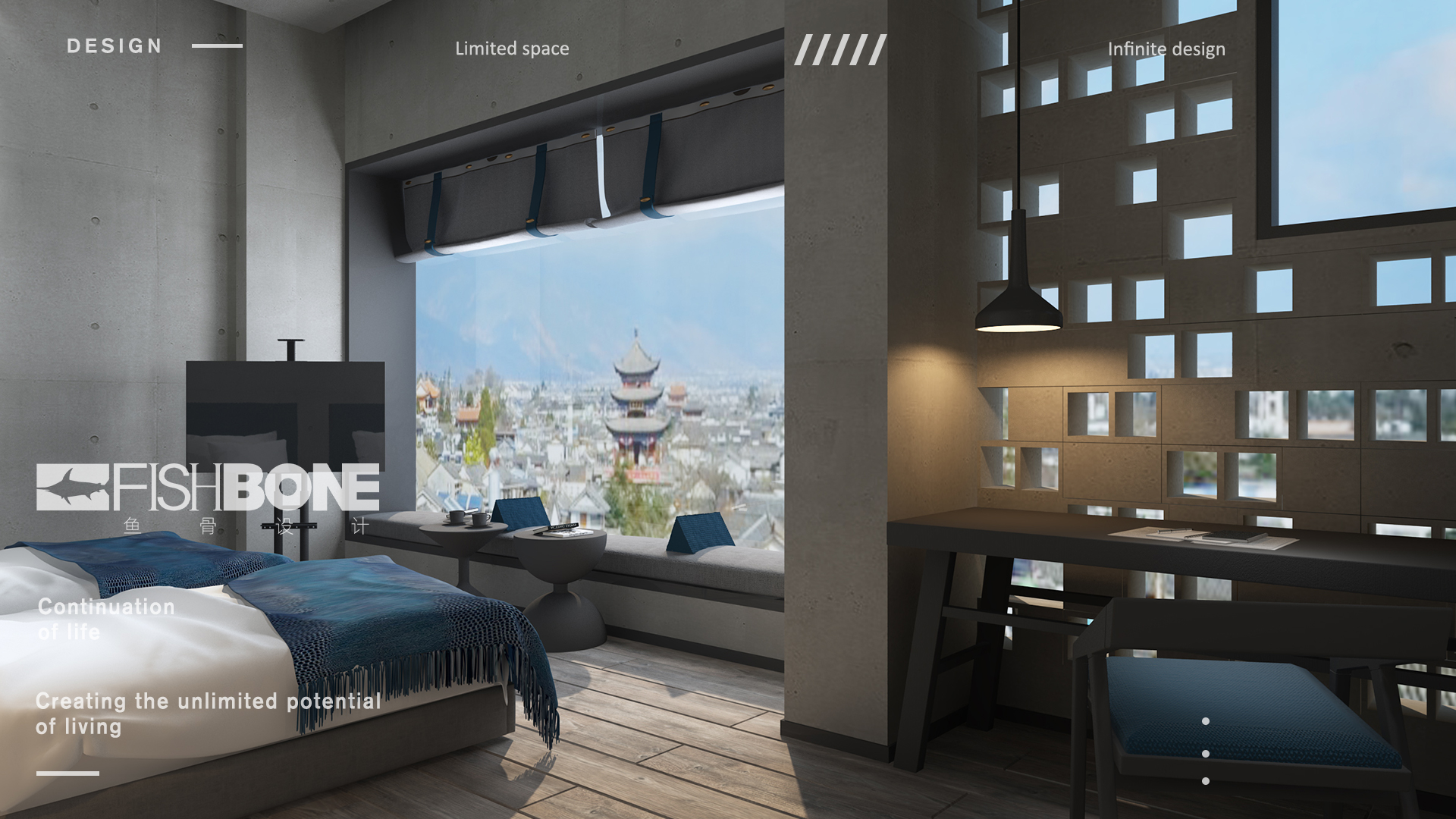 大理理享民宿丨中国大理丨鱼骨设计-45