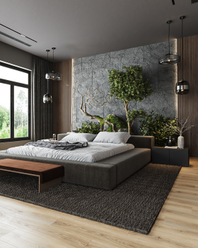 柔和简约风奢华卧室