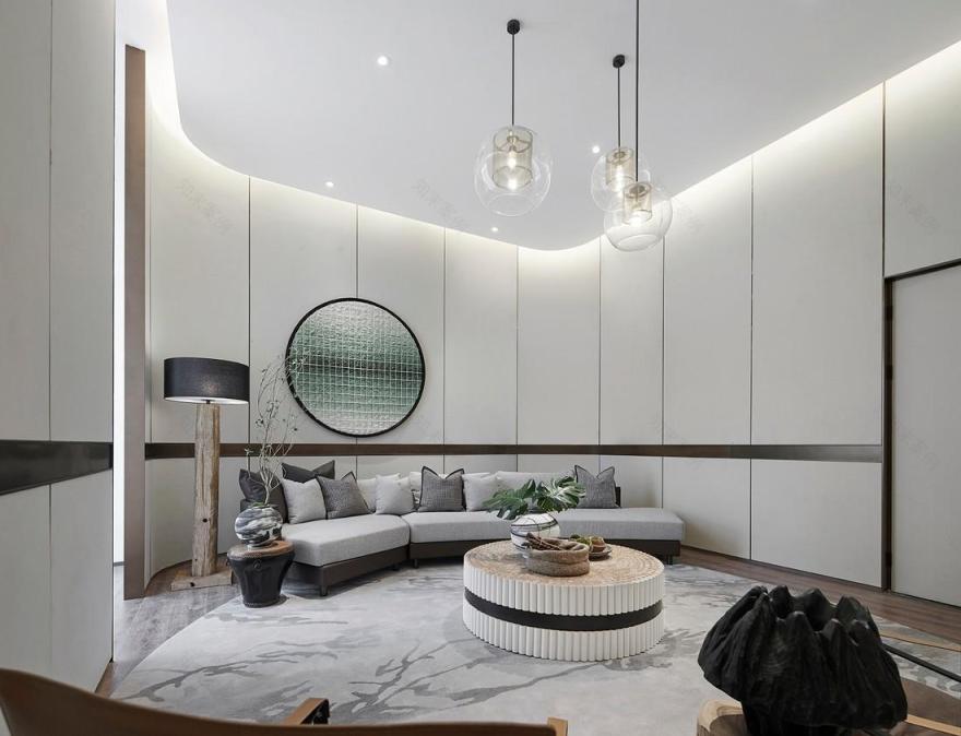 自然绿意,轻奢售楼处的诗意栖居-22