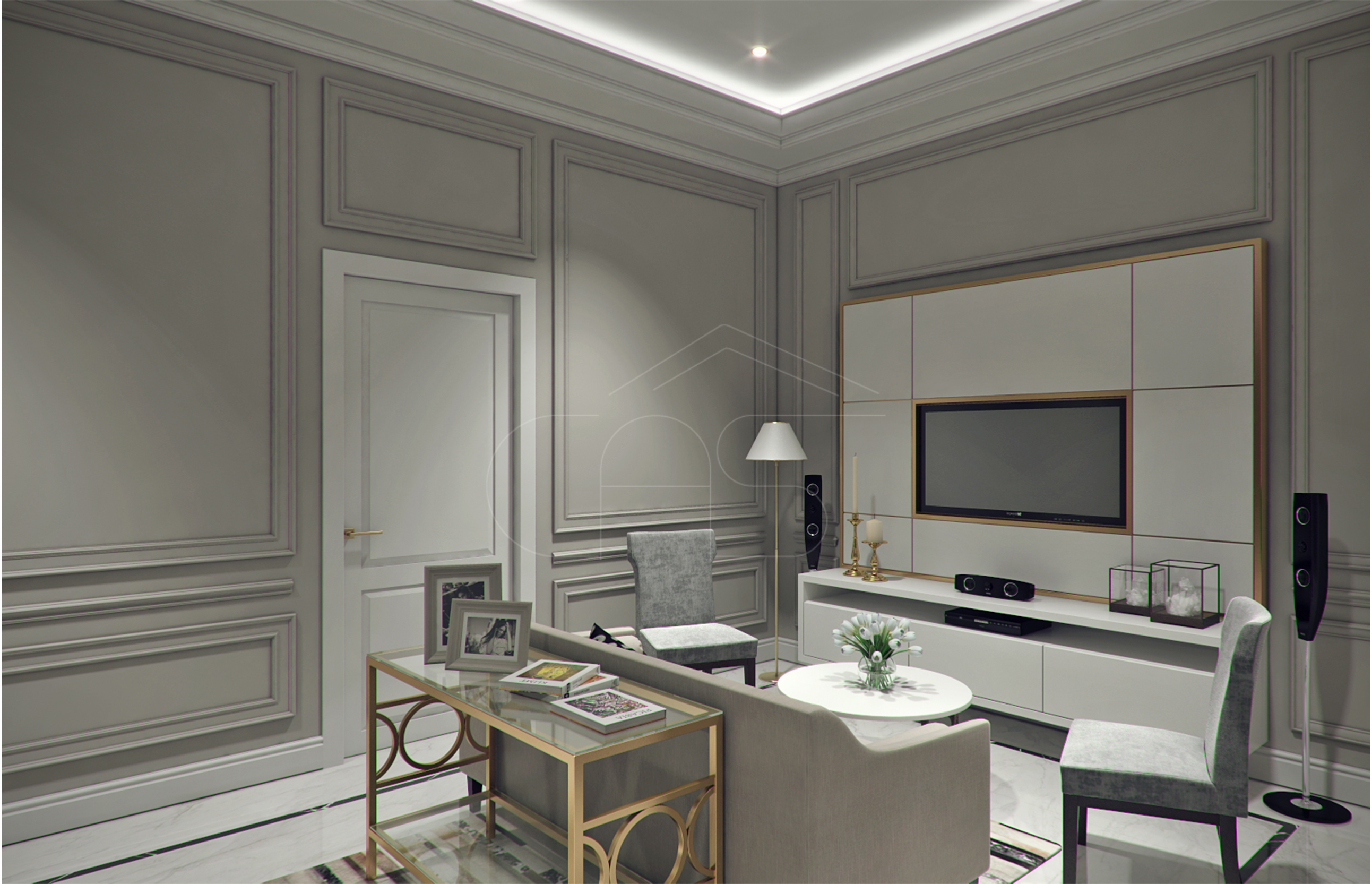 modern classic villa interior design-15