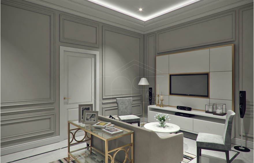 modern classic villa interior design-15