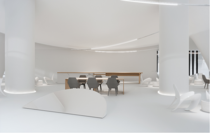 深白 · 国际单位办公楼室内设计丨象蝶设计-19