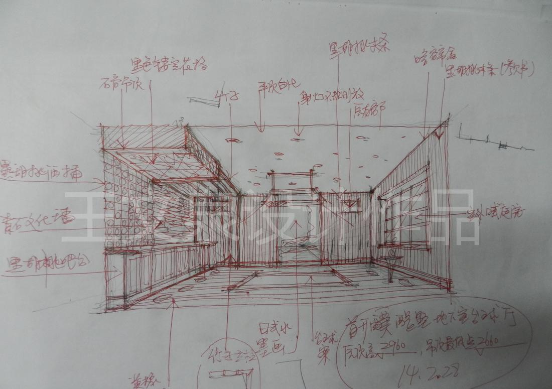 
法式欧式新中式别墅设计作品王文泉9 -10