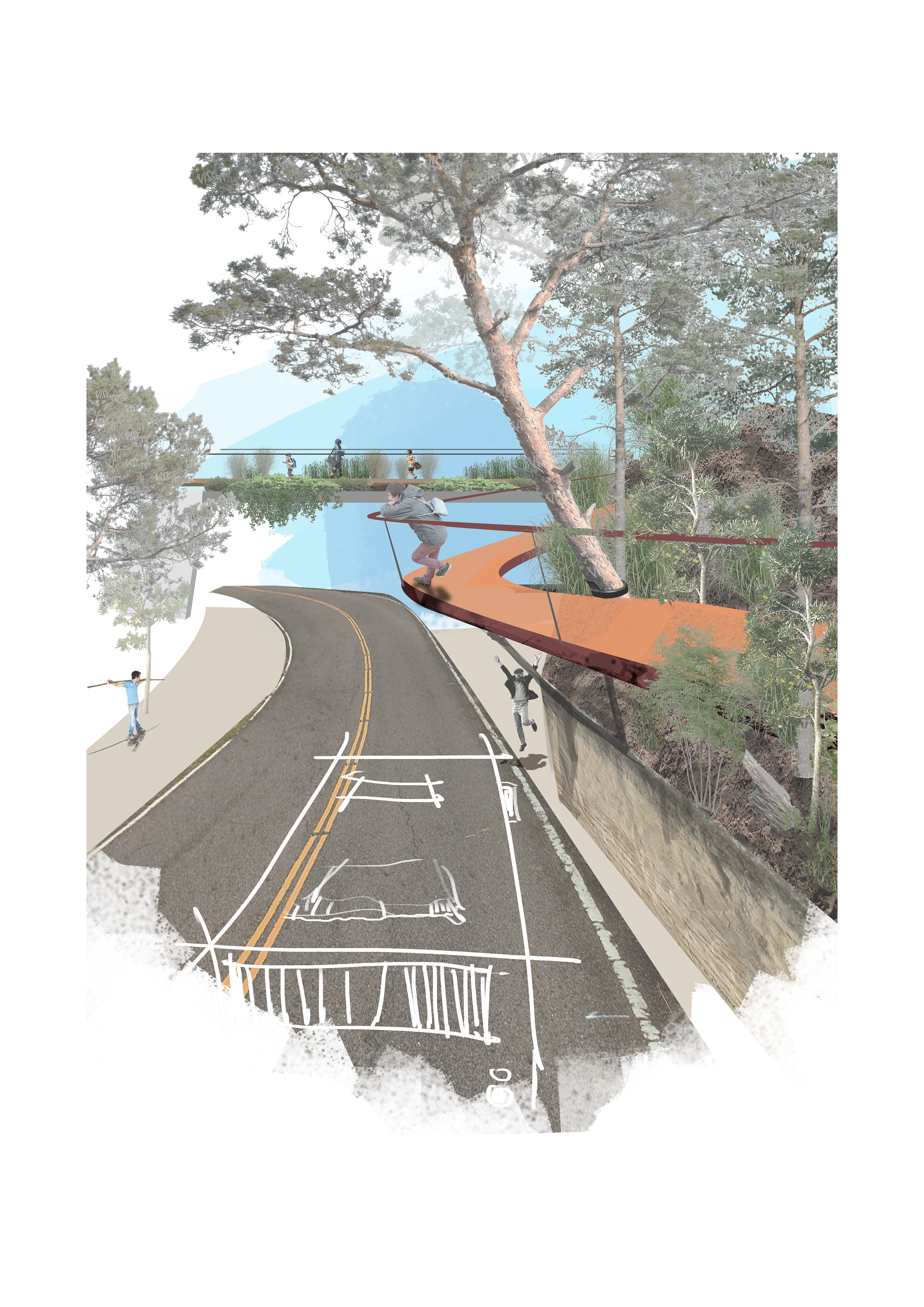 展望·重庆市渝中区综合立体市民广场设计-16