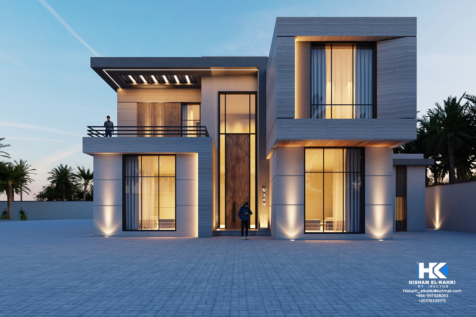 Modern Exterior Villa Design without Landscape-0