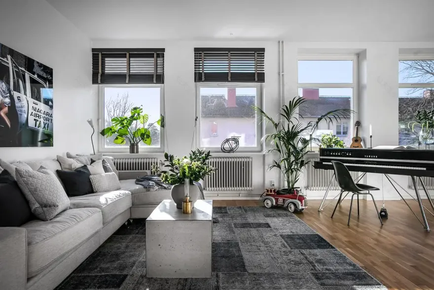 瑞典家庭公寓的创意设计亮点-4