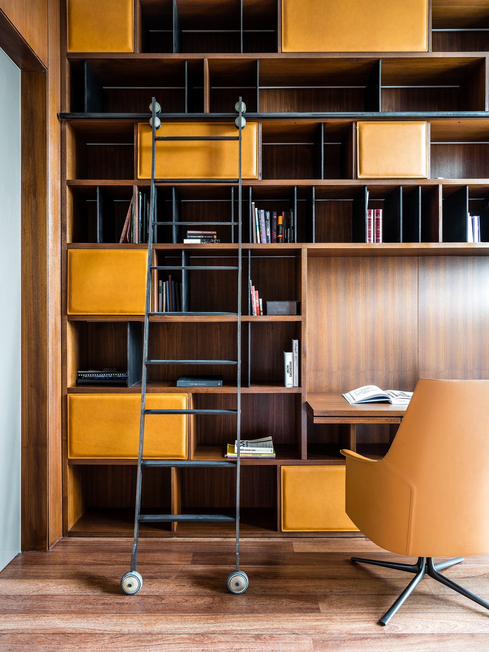 莫斯科160㎡带全景窗公寓设计丨俄罗斯莫斯科丨设计师 Евгения Дьяконова-31