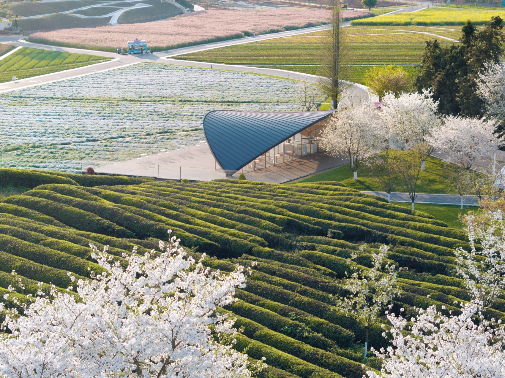 花田美地一叶咖啡厅，浙江 / 上海可方思-2