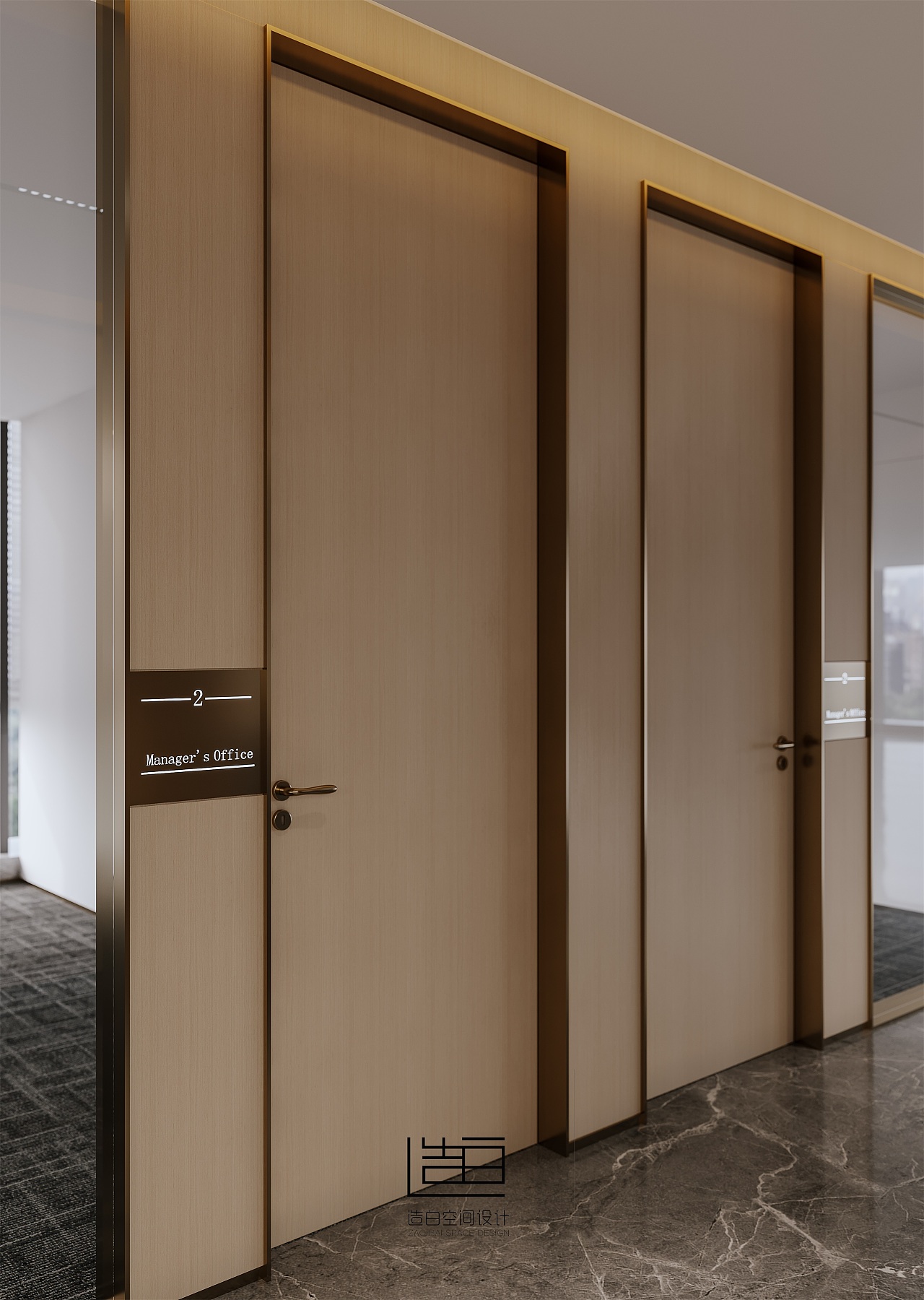 金该表现 | 招商办公设计表现 -35